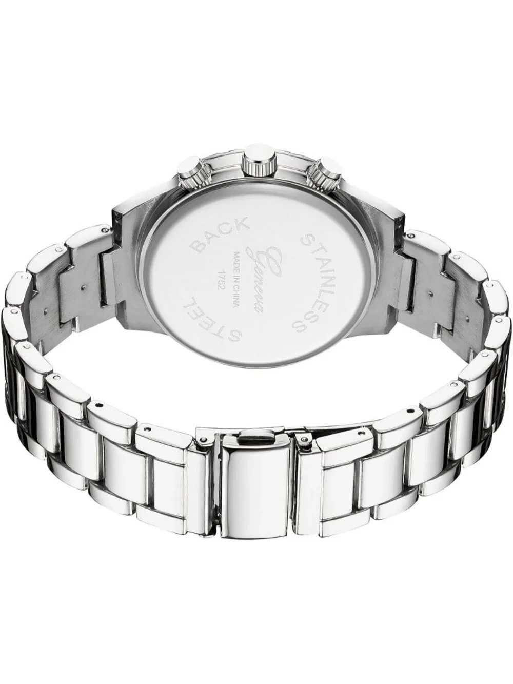 Unisex Silver Luxury Crystal Diamond Quartz Adjustable Bracelet Band Wrist Watch